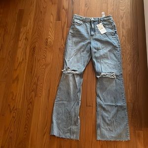Zara Hi Rise Full Length Jeans